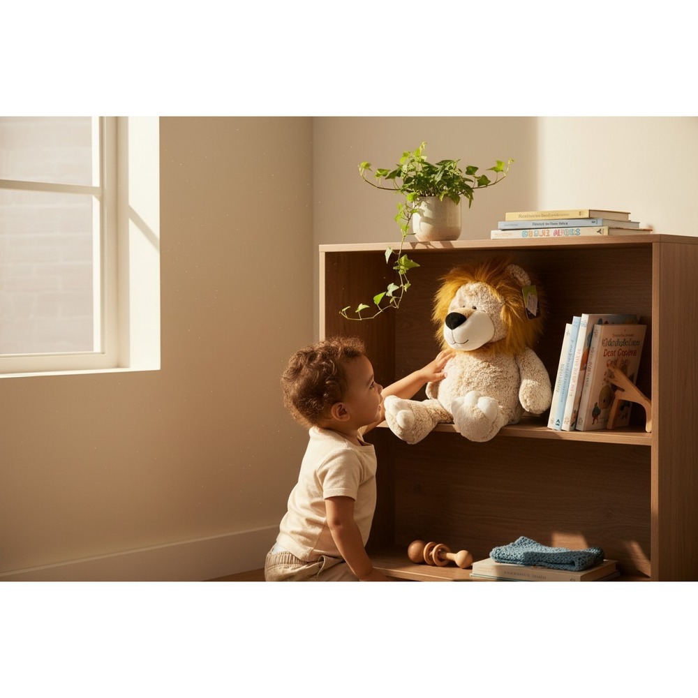 Animal Adventure Lion Plush Kids 15in Tan Gold Brand New Safari Stuffed Animal
